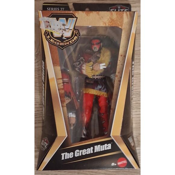 WWE Elite Legends THE GREAT MUTA Action Figure Series 27 Mattel  New Unopened - Picture 1 of 8
